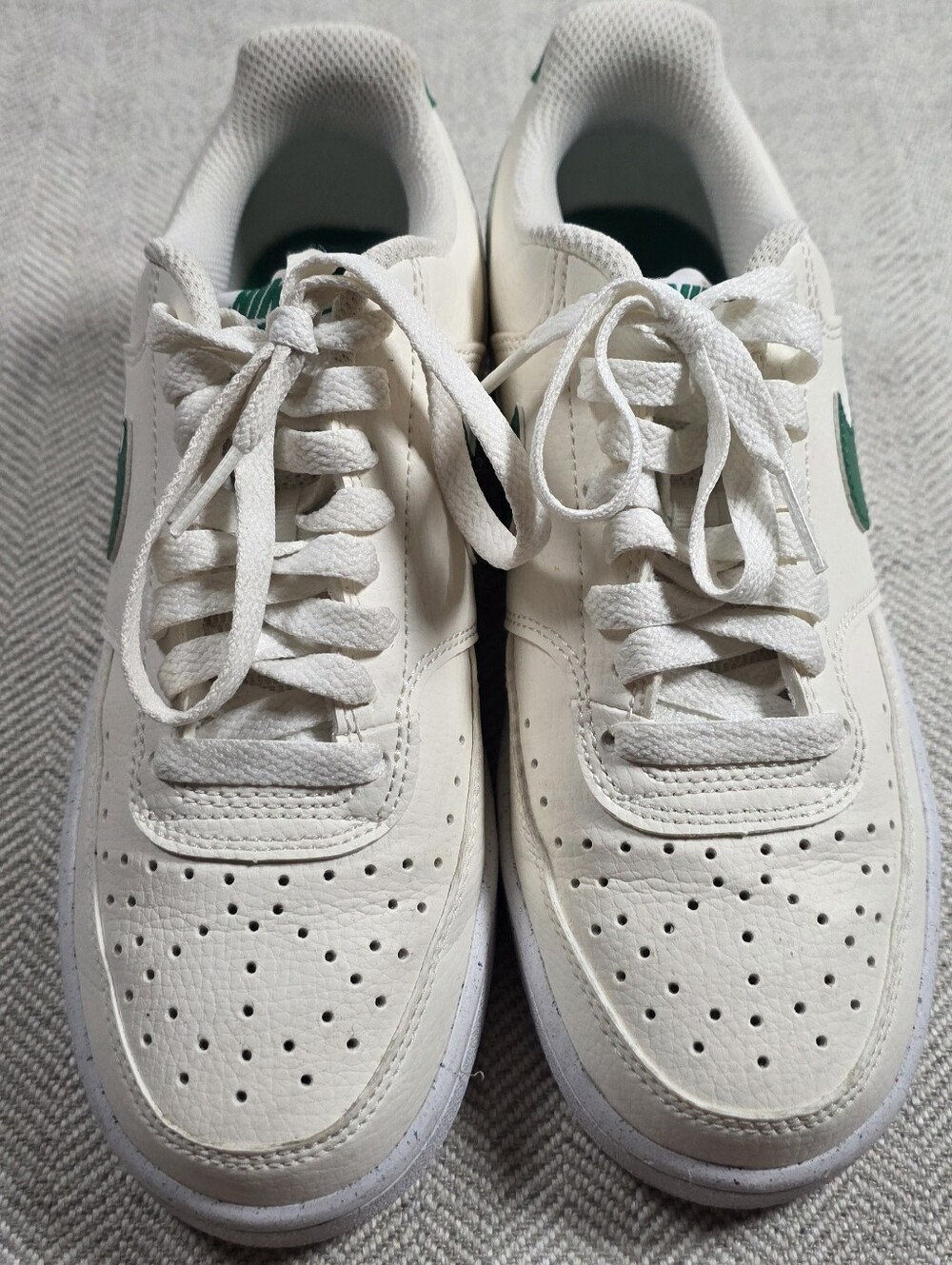 Nike Court Vision Low NN Sail Vintage Green White Sneakers Women's 6.5